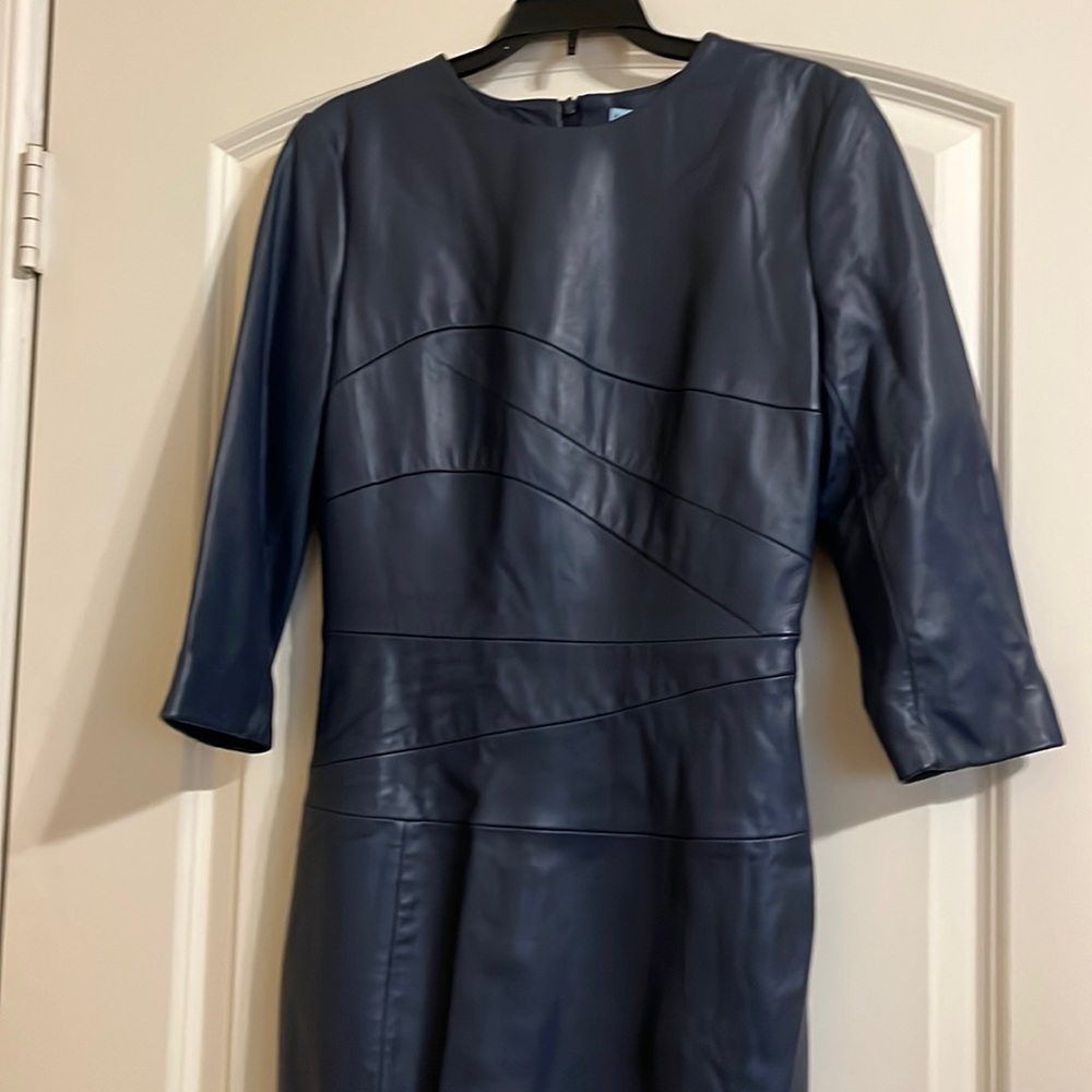 New Antonio Melani Leather Dress